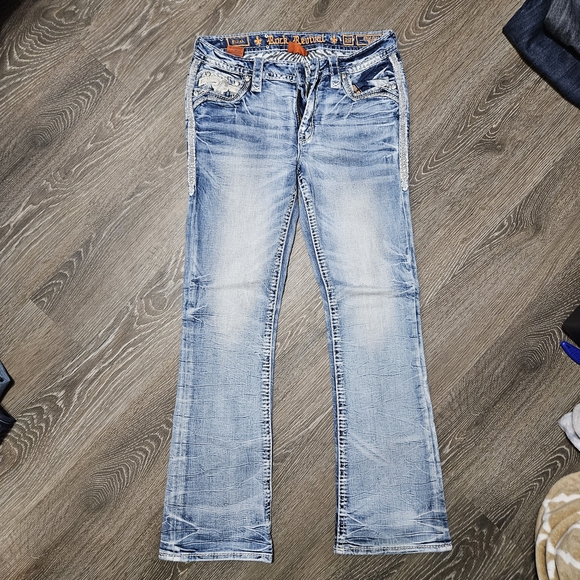 Rock Revival Denim - Rock Revival Light Wash Boot Cut Jeans